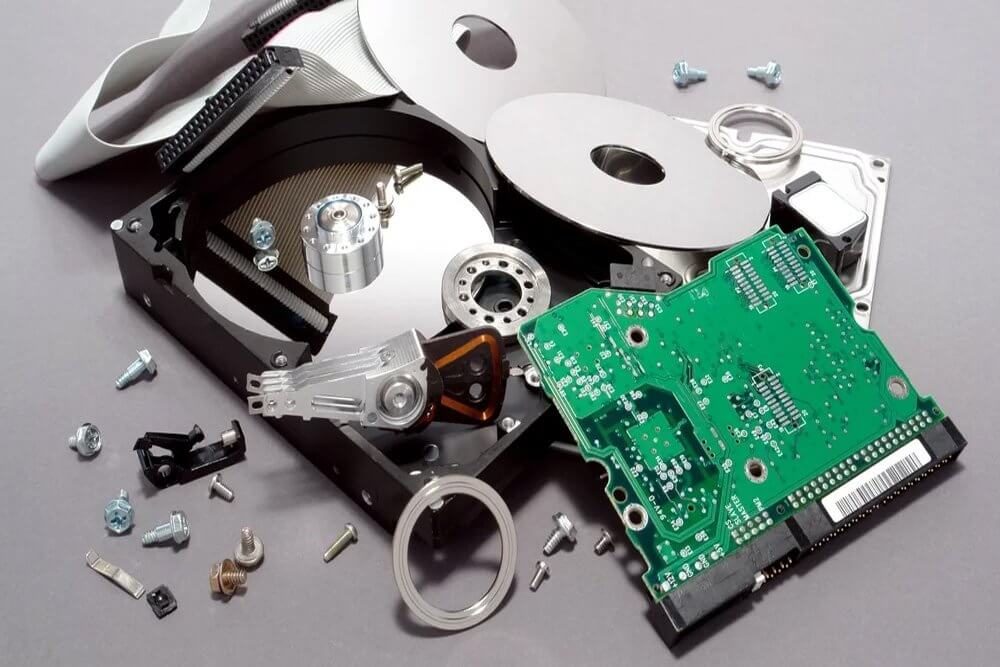 Sustainable ITAD's Fort Lauderdale data destruction services on a HDD drive high quality